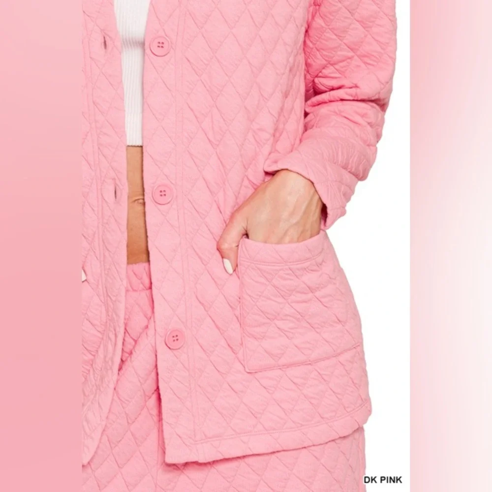 Z23 Zenana C13 QUILTED JACKET AND PANTS SET - Picture 5 of 12